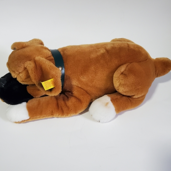 Steiff Boxer Dog Plush 4045/35 Made in Austria Stuffed Animal Collectible - Picture 1 of 12